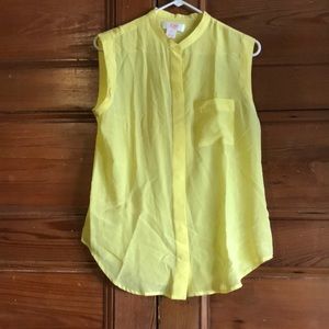 Joe fresh 100% silk shirt